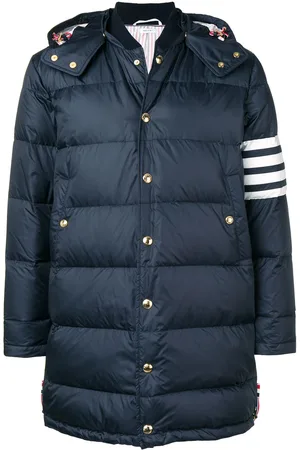 Thom Browne 4-bar Matte Nylon Coat