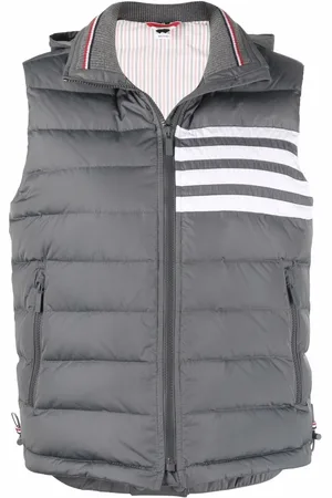 Thom Browne 4-Bar Stripe down-filled padded vest