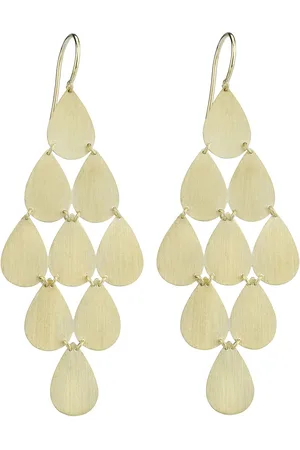 Irene Neuwirth Teardrop chandelier earrings
