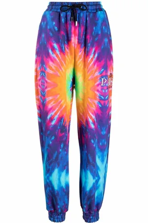 Philipp Plein Tie-dye tracksuit bottoms