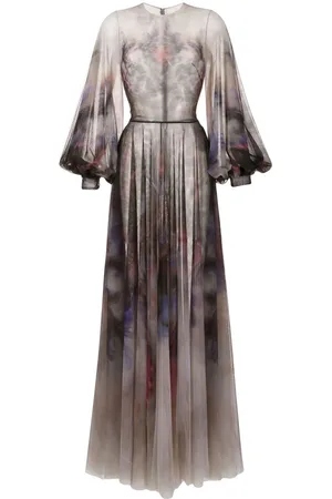 Saiid Kobeisy Printed evening gown