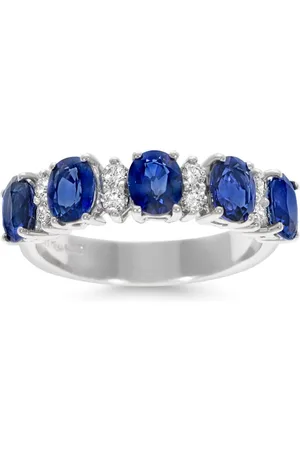 Leo Pizzo 18kt white gold sapphire Eternity band ring