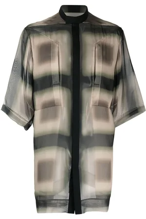 Rick Owens Semi-sheer silk shirt