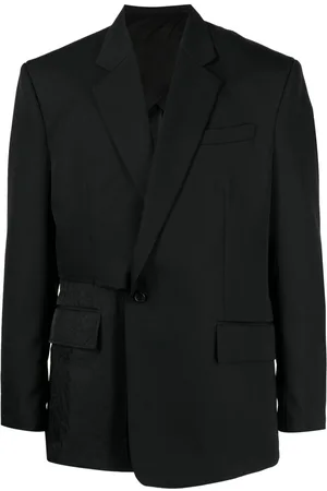 SONGZIO Asymmetric notched blazer