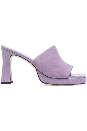By Far 90mm suede sandals
