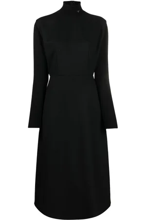 Prada Logo long-sleeve dress