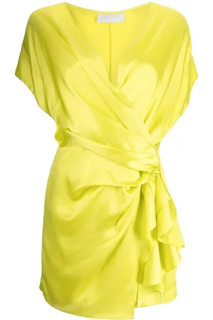 Michelle Mason Draped-detail mini dress