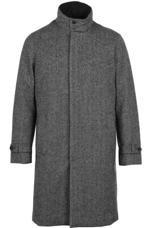 Norwegian Wool Single-breasted down-filled coat
