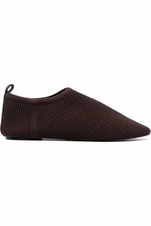 Nanushka Mesh-knit loafers