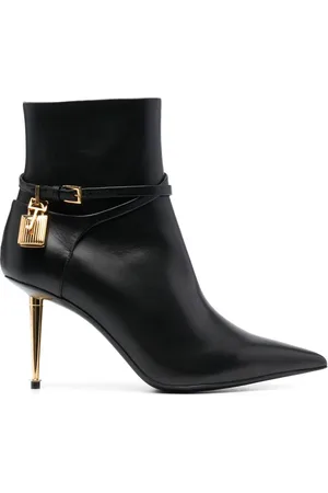 Tom Ford 80mm leather pointed-toe boots