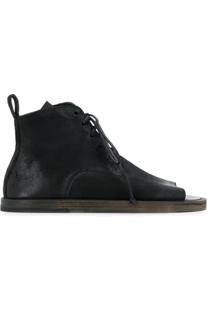 MARSÈLL Open toe flat desert boots