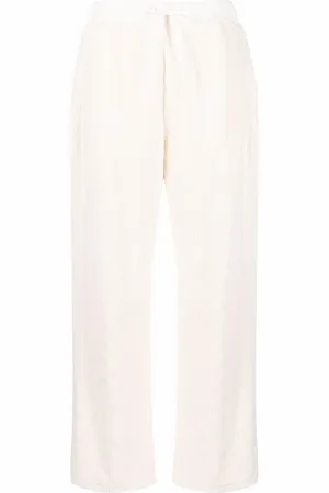 AMBUSH Monogram-pattern terrycloth wide-leg trousers
