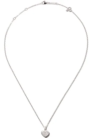 Chopard 18kt white gold Happy Diamonds Icons necklace