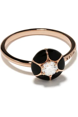 SELIM MOUZANNAR 18kt rose gold diamond Petal ring