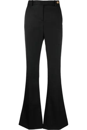 VERSACE High-waisted flared trousers