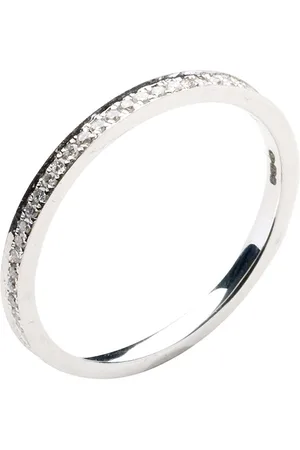 ANNOUSHKA 18kt white gold diamond Eclipse Eternity ring