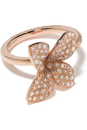 Pasquale Bruni 18kt rose gold Petit Garden diamond ring