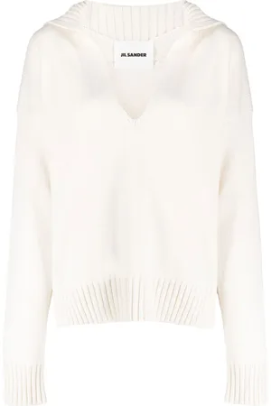Jil Sander Knitted split-neck jumper