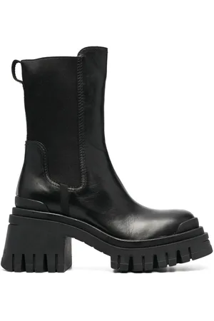 Premiata Block-heel leather boots