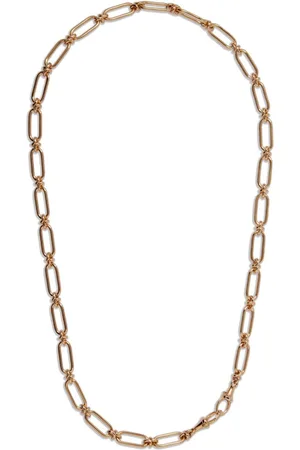 ANNOUSHKA 14kt yellow Knuckle chain link necklace