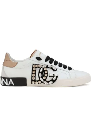 Dolce & Gabbana Portofino rhinestone-embellished sneakers