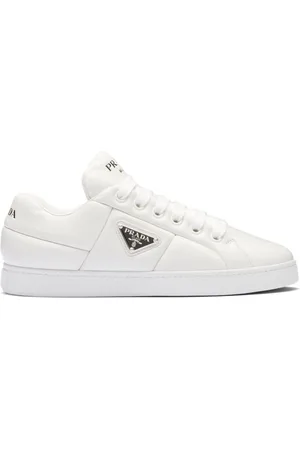 Prada Triangle-logo padded sneakers