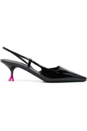 3Juin Sculpted-heel slingback pumps