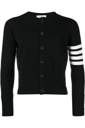 Thom Browne Stripe-detail knit cardigan
