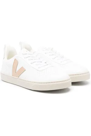 Veja Logo-patch low-top leather sneakers