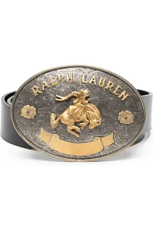 Ralph Lauren Embellished-buckle leather belt