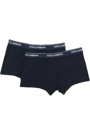 Dolce & Gabbana Logo-waist cotton boxer briefs (set of two)