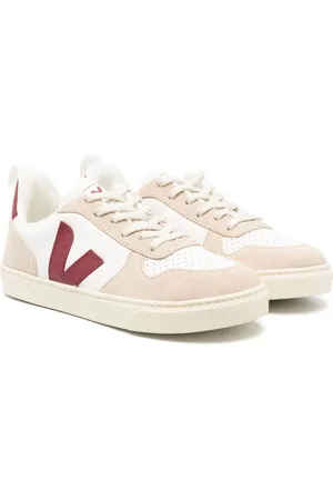 Veja Logo-patch low-top leather sneakers