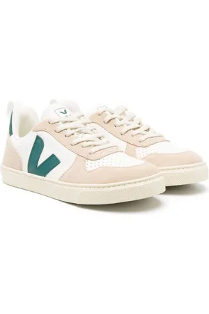 Veja V-10 faux-leather low-top sneakers