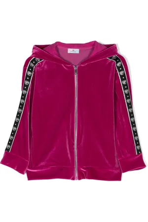 Chiara Ferragni Logo-trim zipped hoodie