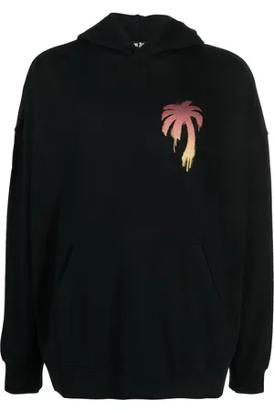 Palm Angels I Love PA-print cotton hoodie