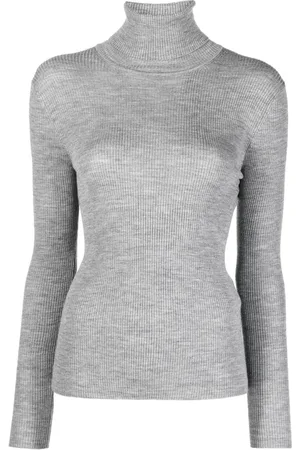 P.A.R.O.S.H. High-neck ribbed-knit wool top
