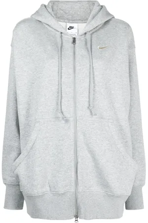 Nike Phoenix logo-embroidered zip-up hoodie