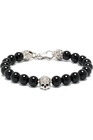 EMANUELE BICOCCHI Skull-detail bead bracelet