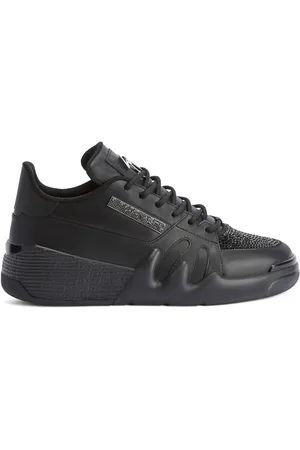 Giuseppe Zanotti Talon rhinestone-embellished leather sneakers