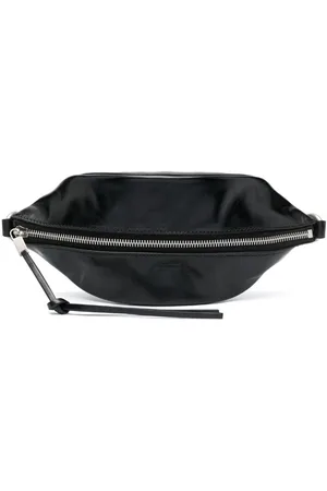 Jil Sander Logo-embossed leather belt bag