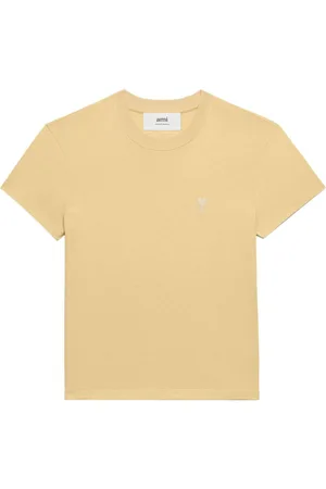 Ami Logo-embroidered organic-cotton T-shirt