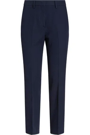 Etro Tapered-leg mid-waist trousers