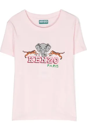 Kenzo Kenzo Elephant cotton-jersey T-shirt