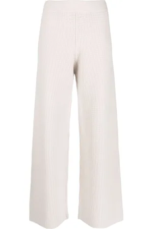 Fabiana Filippi Ribbed-knit straight-leg trousers
