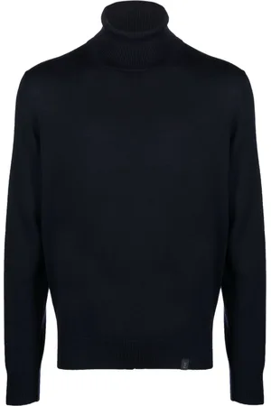 FAY Roll-neck virgin wool sweater