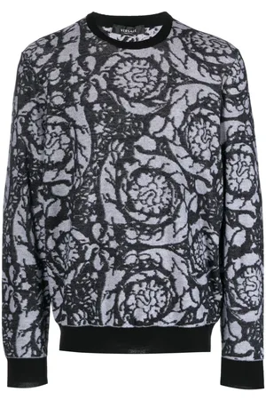 VERSACE Barocco Silhouette vanisé jumper