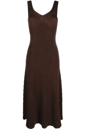 Jil Sander Ribbed-knit midi dress
