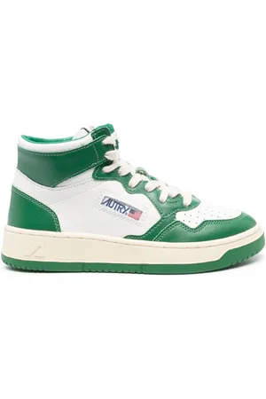Autry High-top lace-up leather sneakers