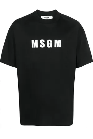 Msgm Logo-print cotton T-shirt
