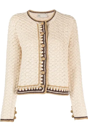 Tory Burch Round-neck button-up cardigan